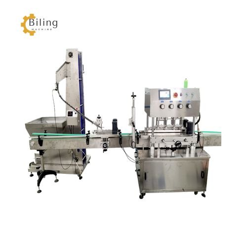Straight Line Capping Machine for Plastic Bottle detail image-1-Biling machine